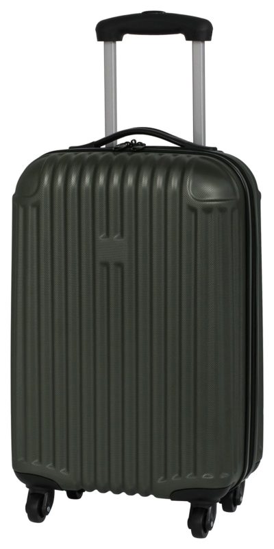 IT Luggage Hard 4 Wheel Small Suitcase - Grey.